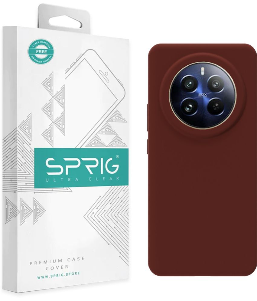     			Sprig Plain Cases Compatible For Silicon Realme 12 Plus 5G ( Pack of 1 )