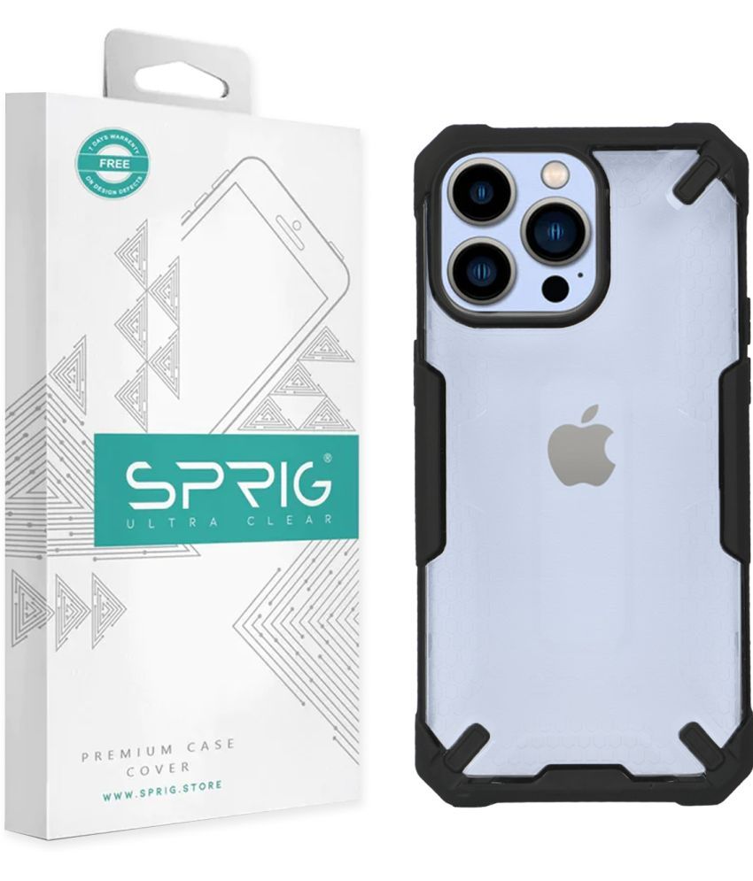     			Sprig Shock Proof Case Compatible For TPU Glossy Cases Apple Iphone 15 Pro Max ( Pack of 1 )