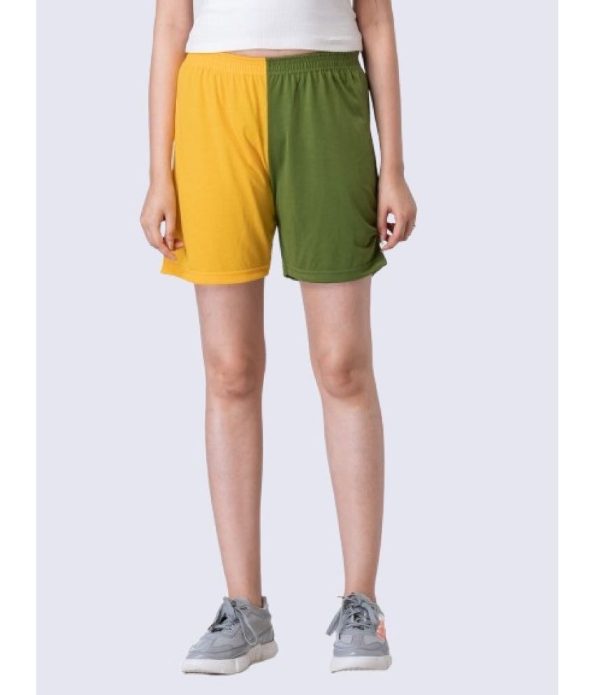     			powermerc Poly Cotton Hot Pants - Yellow Single