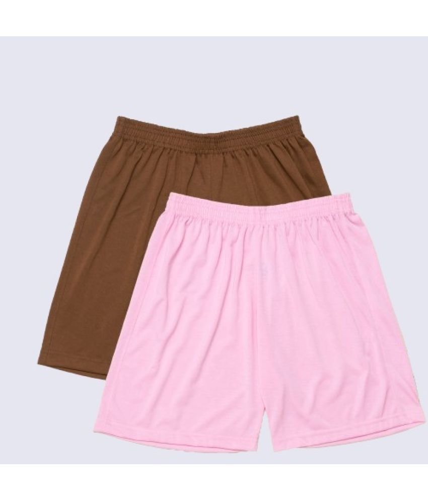     			powermerc Poly Cotton Hot Pants - Pink Pack of 2