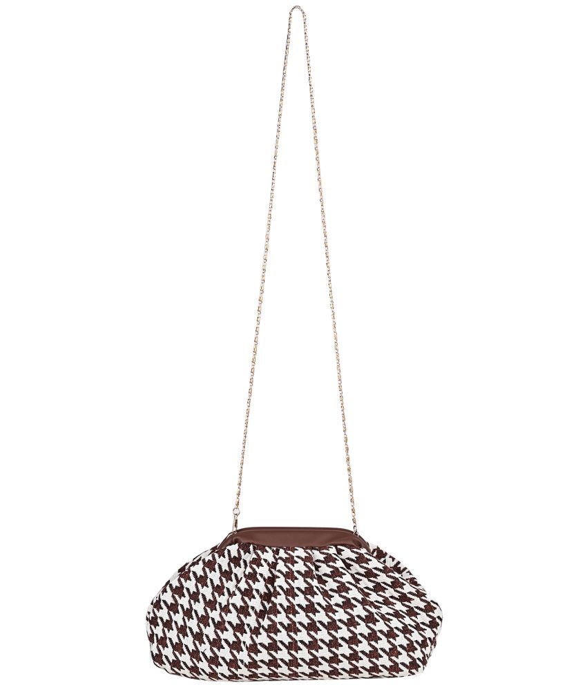     			ENSAC Sling Bag Cotton Set of 1 ( Brown )