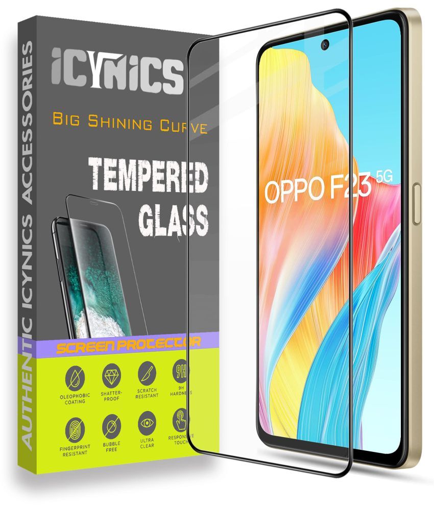     			Icynics Tempered Glass Compatible For Oppo F23 5G ( Pack of 1 )