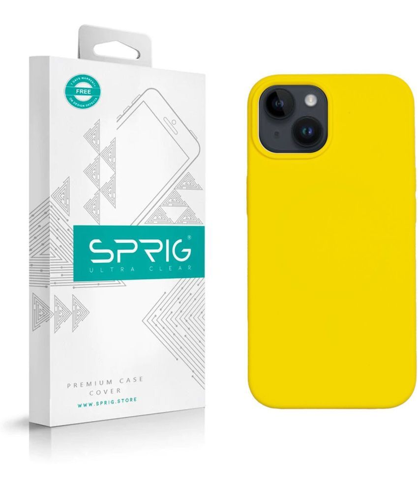     			Sprig Plain Cases Compatible For Silicon Apple Iphone 13 ( Pack of 1 )