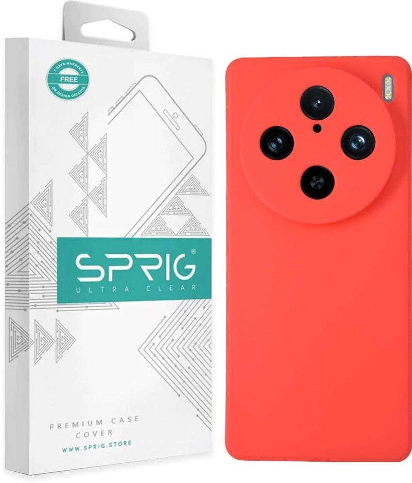     			Sprig Plain Cases Compatible For TPU Glossy Cases Vivo X100 Pro ( Pack of 1 )