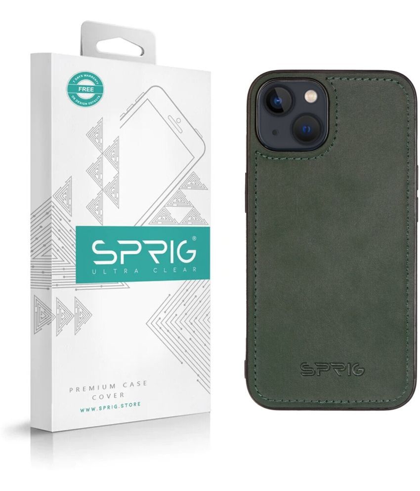     			Sprig Plain Cases Compatible For Leather Iphone 14 Plus ( Pack of 1 )