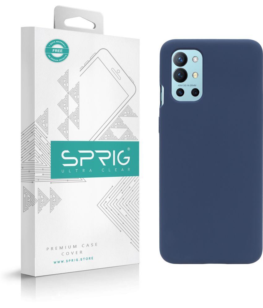     			Sprig Plain Cases Compatible For Silicon Oneplus 9R 5G ( Pack of 1 )