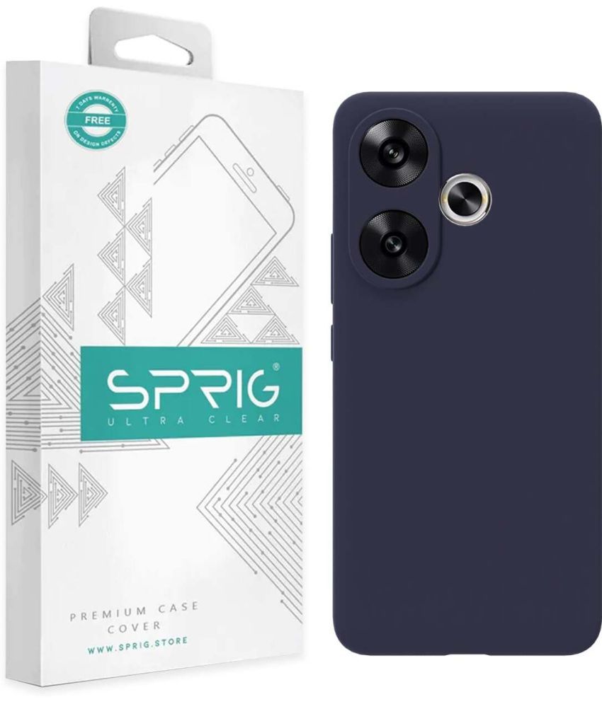     			Sprig Plain Cases Compatible For Silicon Poco F6 5G ( Pack of 1 )