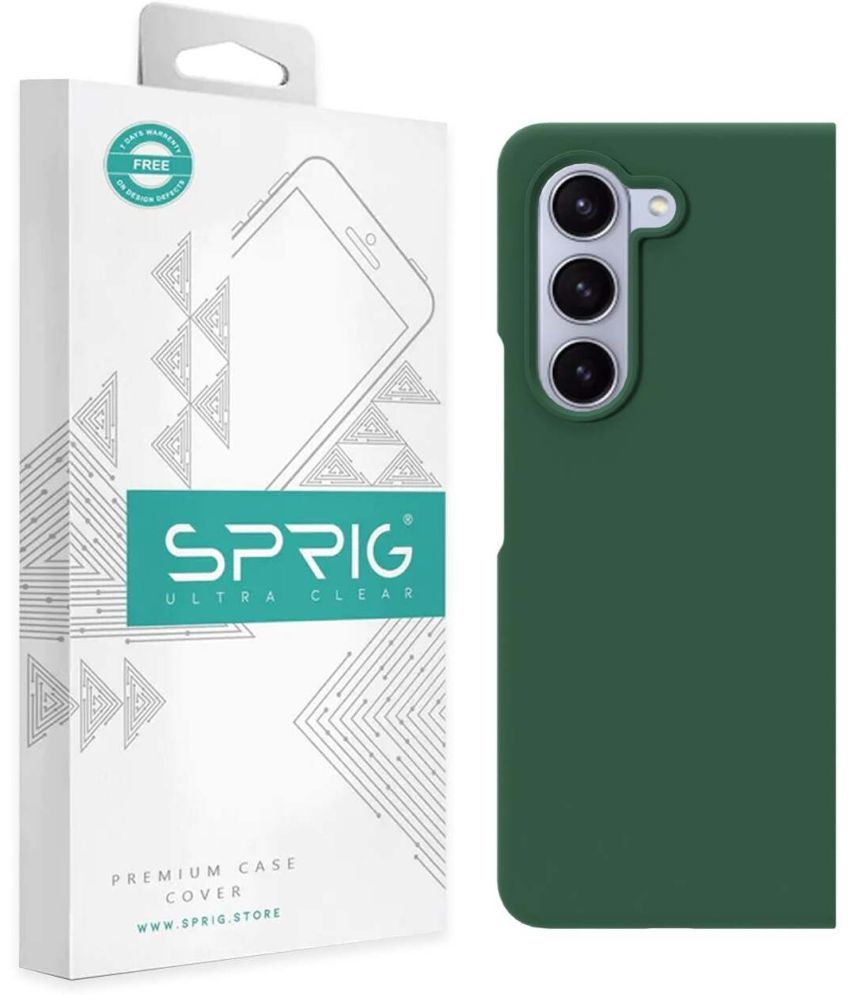     			Sprig Plain Cases Compatible For Silicon Samsung Galaxy Z Fold 5 ( Pack of 1 )