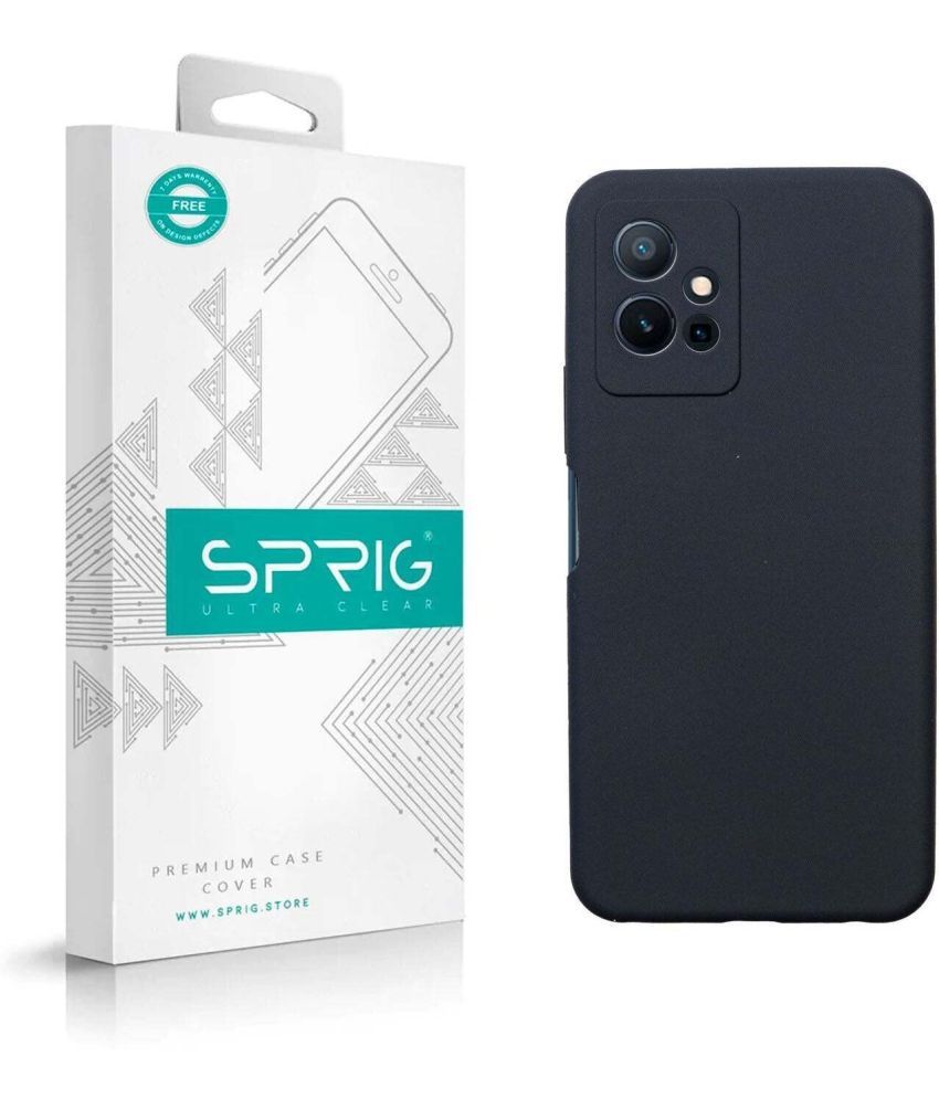     			Sprig Plain Cases Compatible For Silicon Vivo Y75 5G ( Pack of 1 )