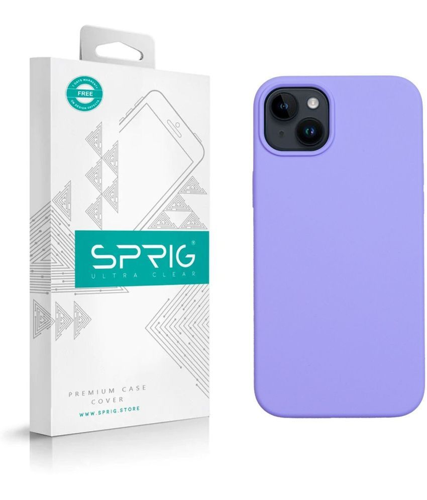     			Sprig Plain Cases Compatible For Silicon Apple Iphone 14 Plus ( Pack of 1 )