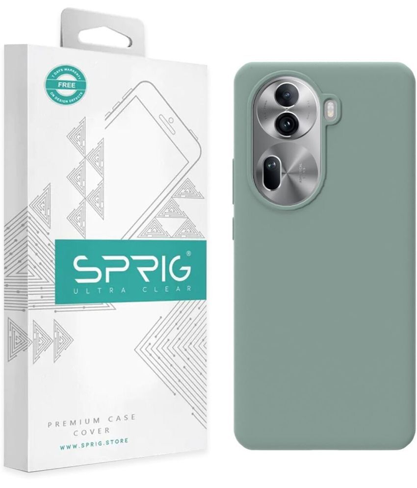     			Sprig Plain Cases Compatible For Silicon Oppo Reno 11 5G ( Pack of 1 )