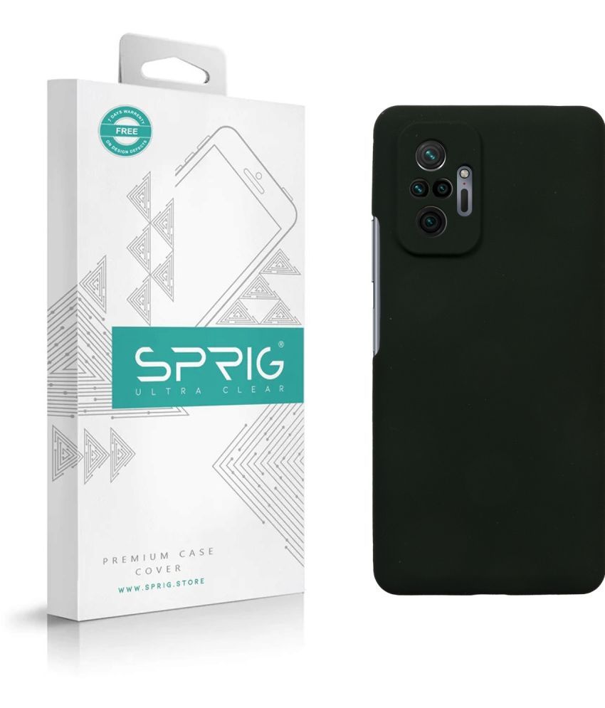     			Sprig Plain Cases Compatible For Silicon Redmi Note 10 Pro Max ( Pack of 1 )