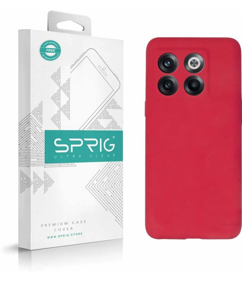     			Sprig Plain Cases Compatible For Silicon Oneplus 10T 5G ( Pack of 1 )