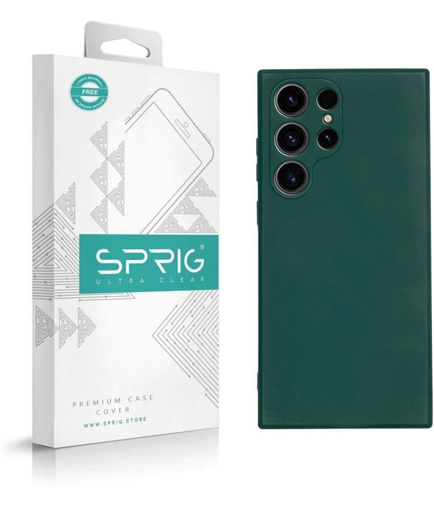     			Sprig Plain Cases Compatible For TPU Glossy Cases Samsung Galaxy S24 Ultra ( Pack of 1 )