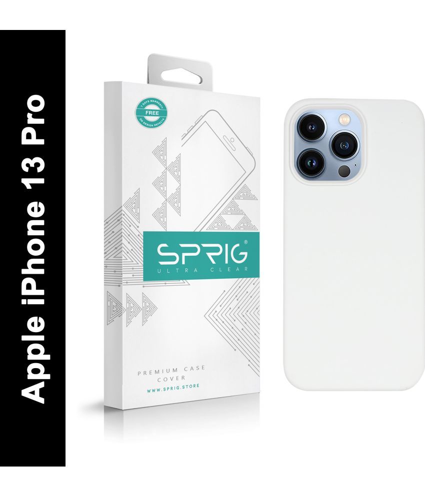     			Sprig Plain Cases Compatible For Silicon Apple Iphone 13 Pro ( Pack of 1 )