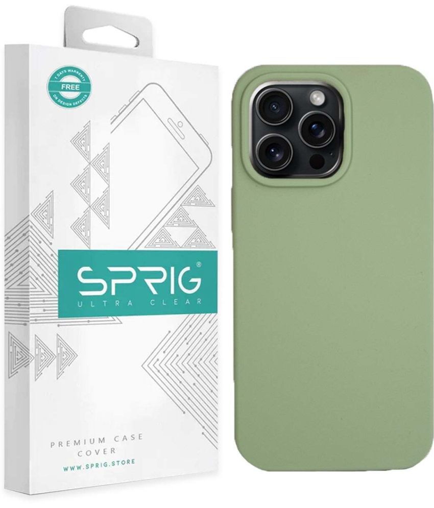     			Sprig Plain Cases Compatible For Silicon Apple Iphone 15 Pro Max ( Pack of 1 )