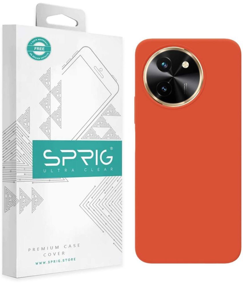     			Sprig Plain Cases Compatible For Silicon Vivo T3X 5G ( Pack of 1 )