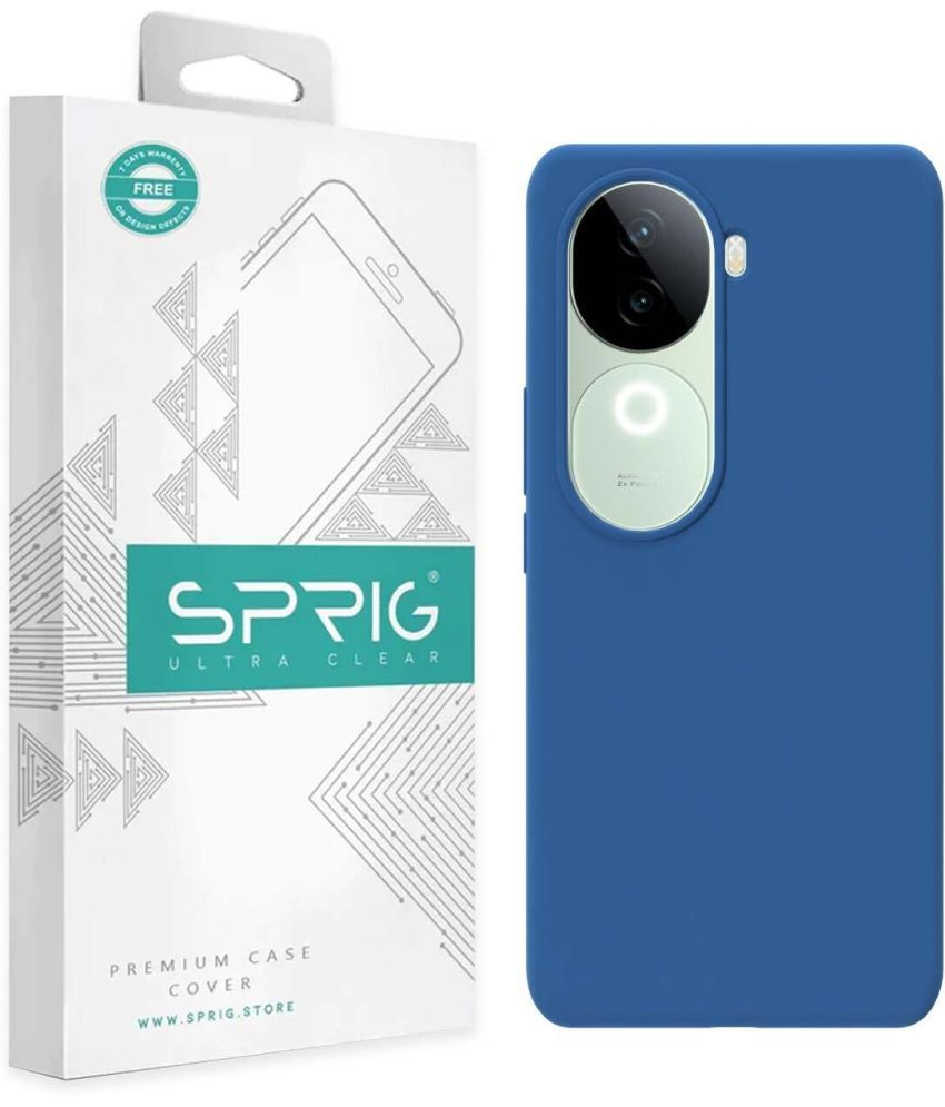     			Sprig Plain Cases Compatible For Silicon Iqoo Z9S 5G ( Pack of 1 )