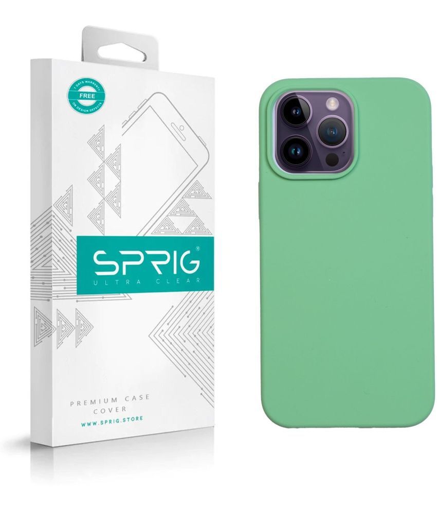     			Sprig Plain Cases Compatible For Silicon Apple Iphone 14 Pro Max ( Pack of 1 )