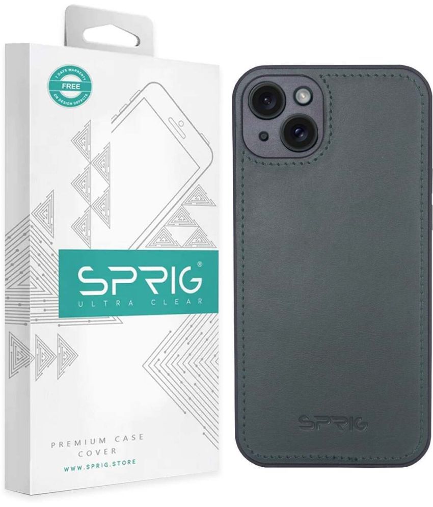     			Sprig Plain Cases Compatible For Leather Apple Iphone 15 Plus ( Pack of 1 )