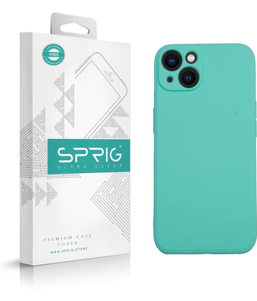     			Sprig Plain Cases Compatible For TPU Glossy Cases Apple Iphone 13 ( Pack of 1 )