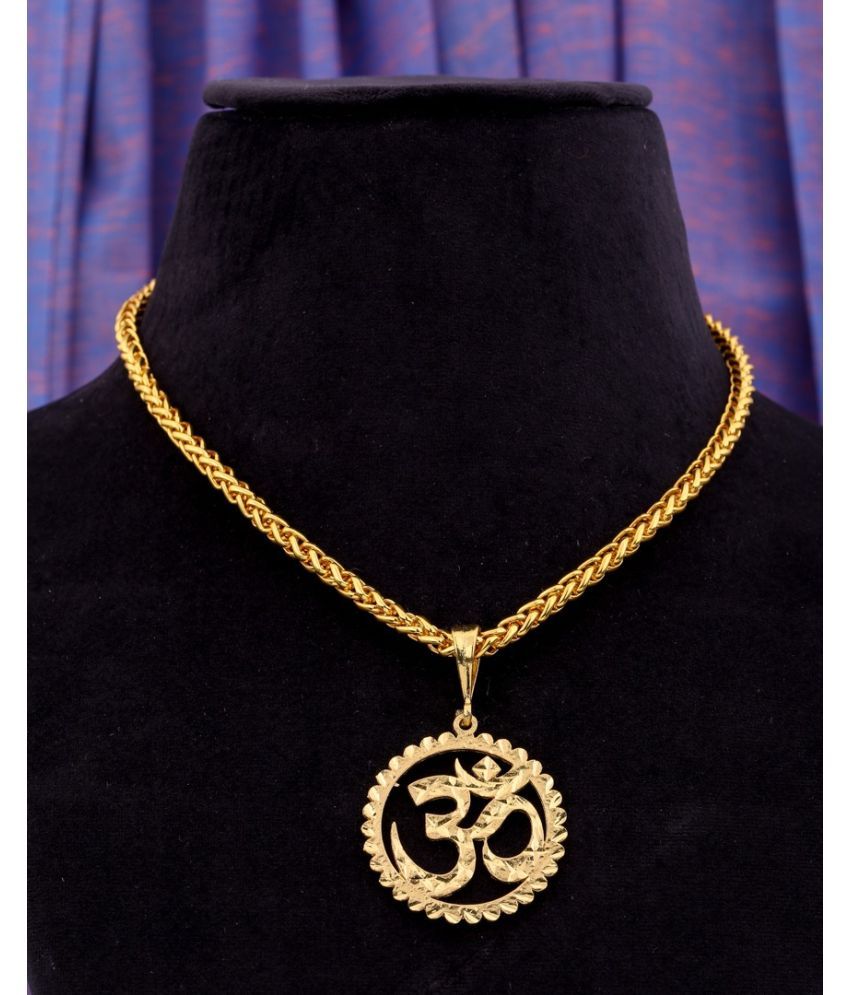     			Swastik Creation Gold Plated Chains Combo ( Set of 1 )