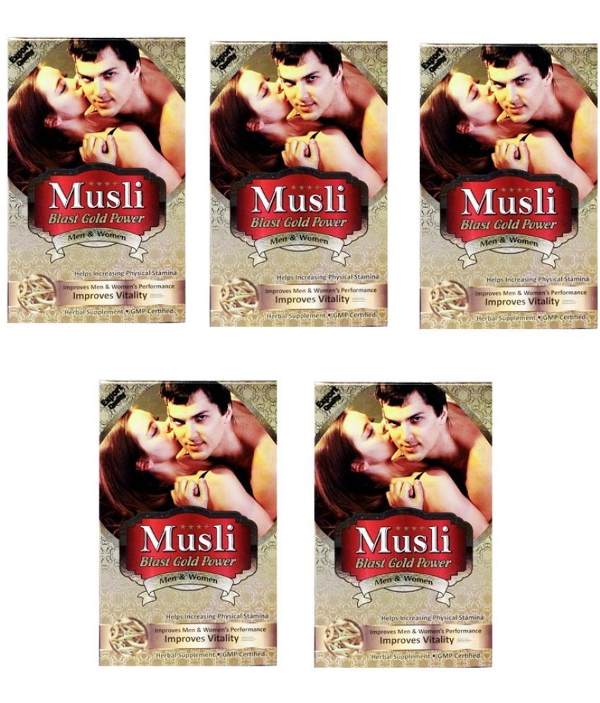     			Dr. Chopra Musli Blast Gold Power Capsules For Men & Women 10no.s Pack of 5