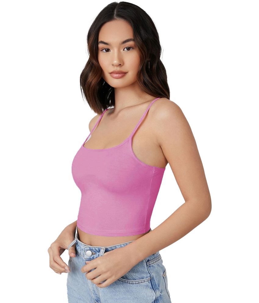     			Istyle Can Pink Hosiery Women's Crop Top ( Pack of 1 )