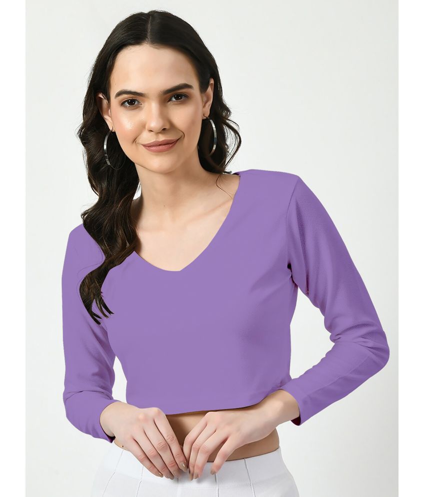     			Dream Beauty Fashion Lavendar Polyester Women's Regular Top ( Pack of 1 )