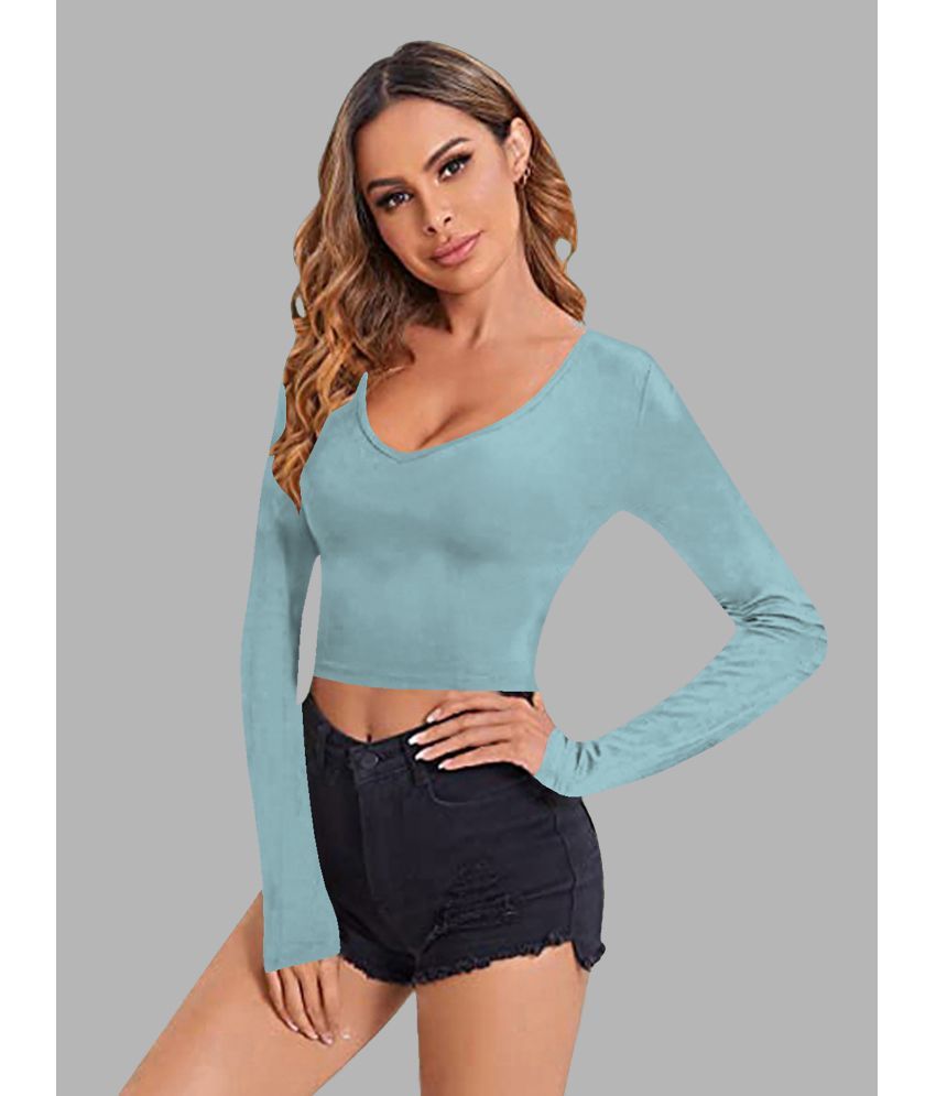     			Dream Beauty Fashion Teal Polyester Women's Regular Top ( Pack of 1 )