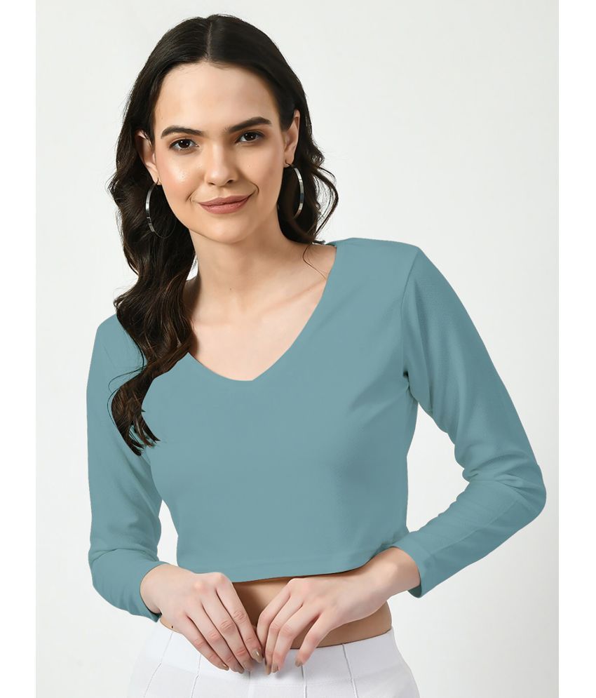     			Dream Beauty Fashion Teal Polyester Women's Regular Top ( Pack of 1 )