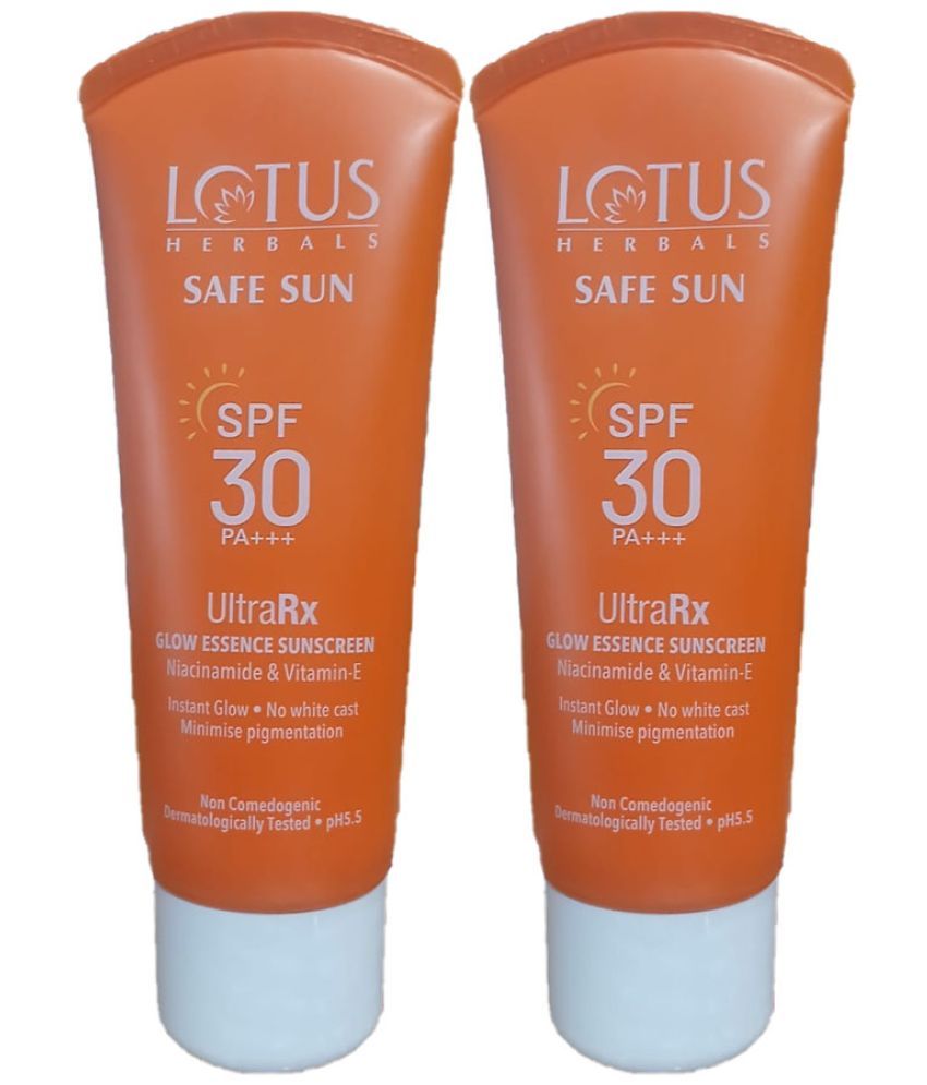     			Lotus Herbals Sunscreen - Spf 50 Pa++++ Safe Sun Ultrarx Sunscreen Spf-50,Ss1 50g, (Pack of 1)