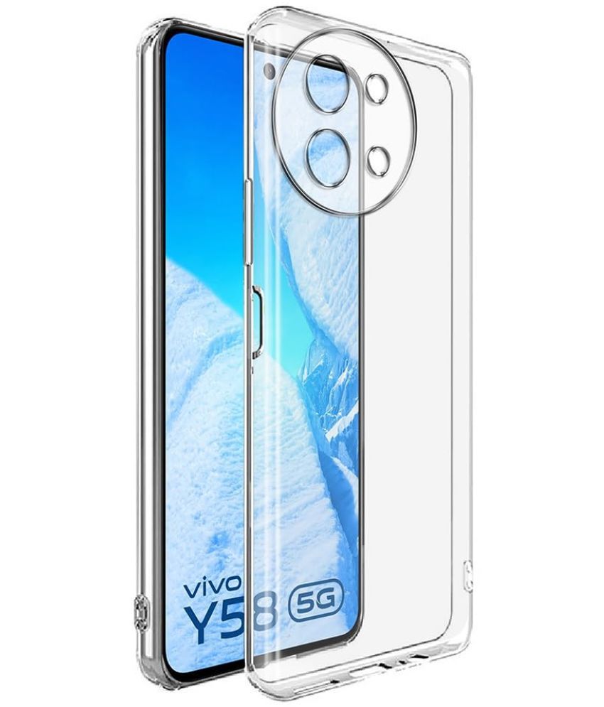     			Megha Star*** Plain Cases Compatible For Silicon VIVO Y58 5G ( )