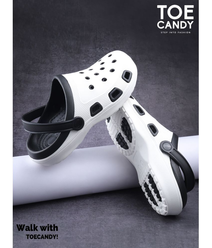     			TOE CANDY - OffWhite Men's Clogs