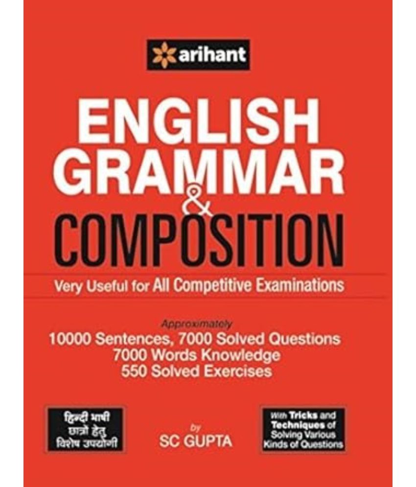     			Ariahnt English Grammar & Composition Very Useful for All Competitive Examinations