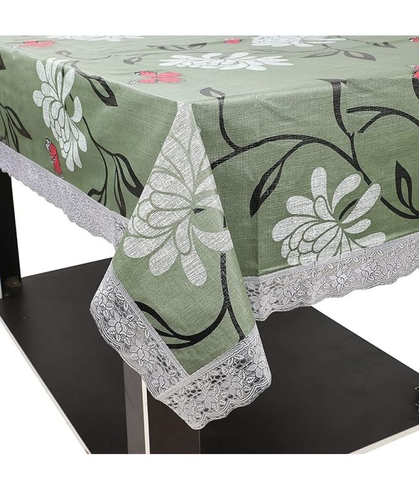     			CreadCraft Printed PVC 4 Seater Rectangle Table Cover ( 150 x 105 ) cm Pack of 1 Multi