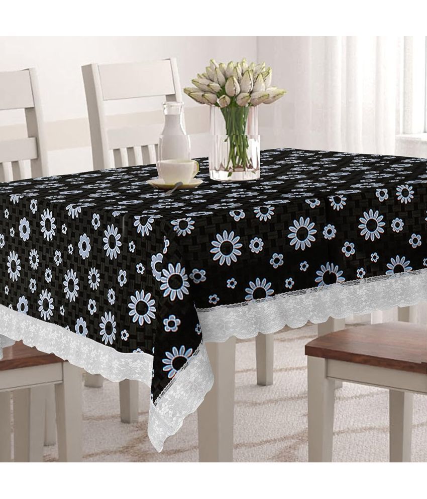     			CreadCraft Printed PVC 4 Seater Rectangle Table Cover ( 150 x 105 ) cm Pack of 1 Multi