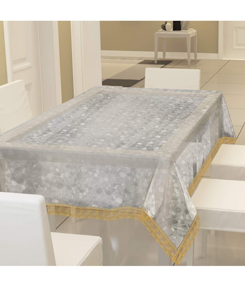     			CreadCraft Printed PVC 4 Seater Rectangle Table Cover ( 150 x 105 ) cm Pack of 1 Multi