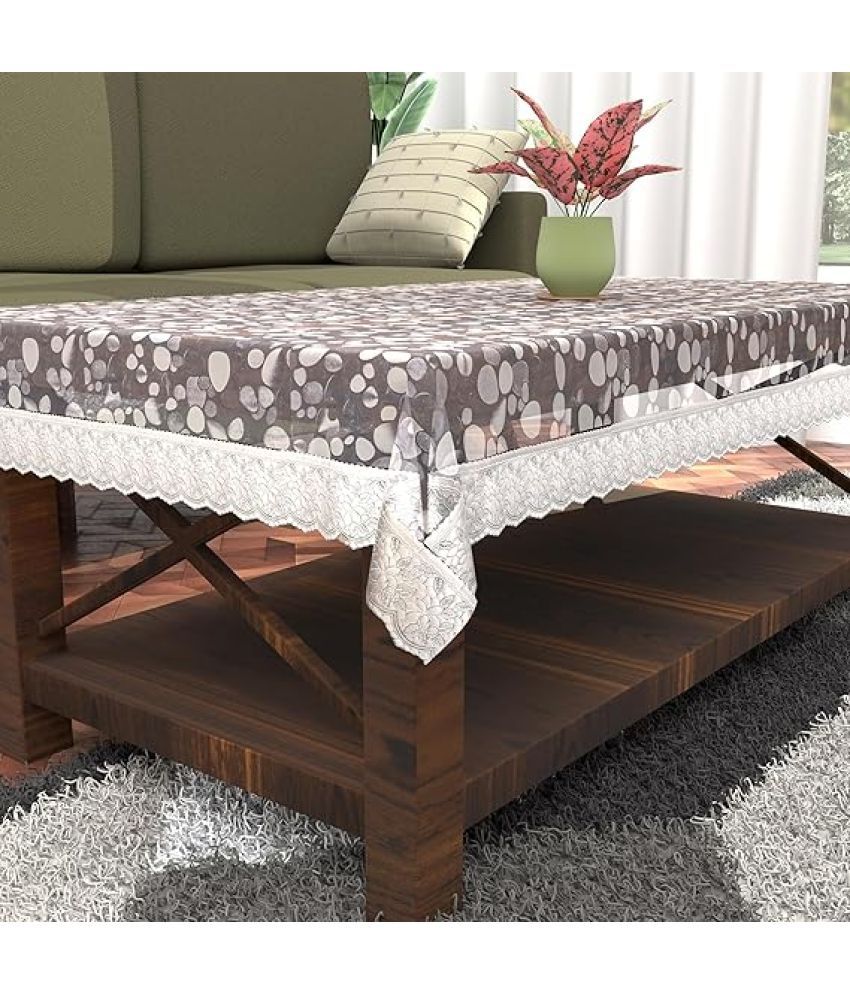     			CreadCraft Printed PVC 4 Seater Rectangle Table Cover ( 150 x 105 ) cm Pack of 1 Multi