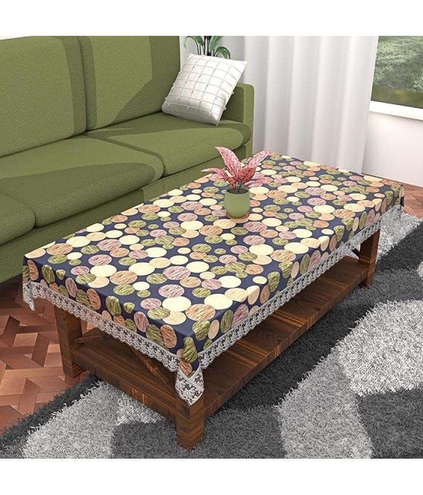     			CreadCraft Printed PVC 4 Seater Rectangle Table Cover ( 150 x 105 ) cm Pack of 1 Multi