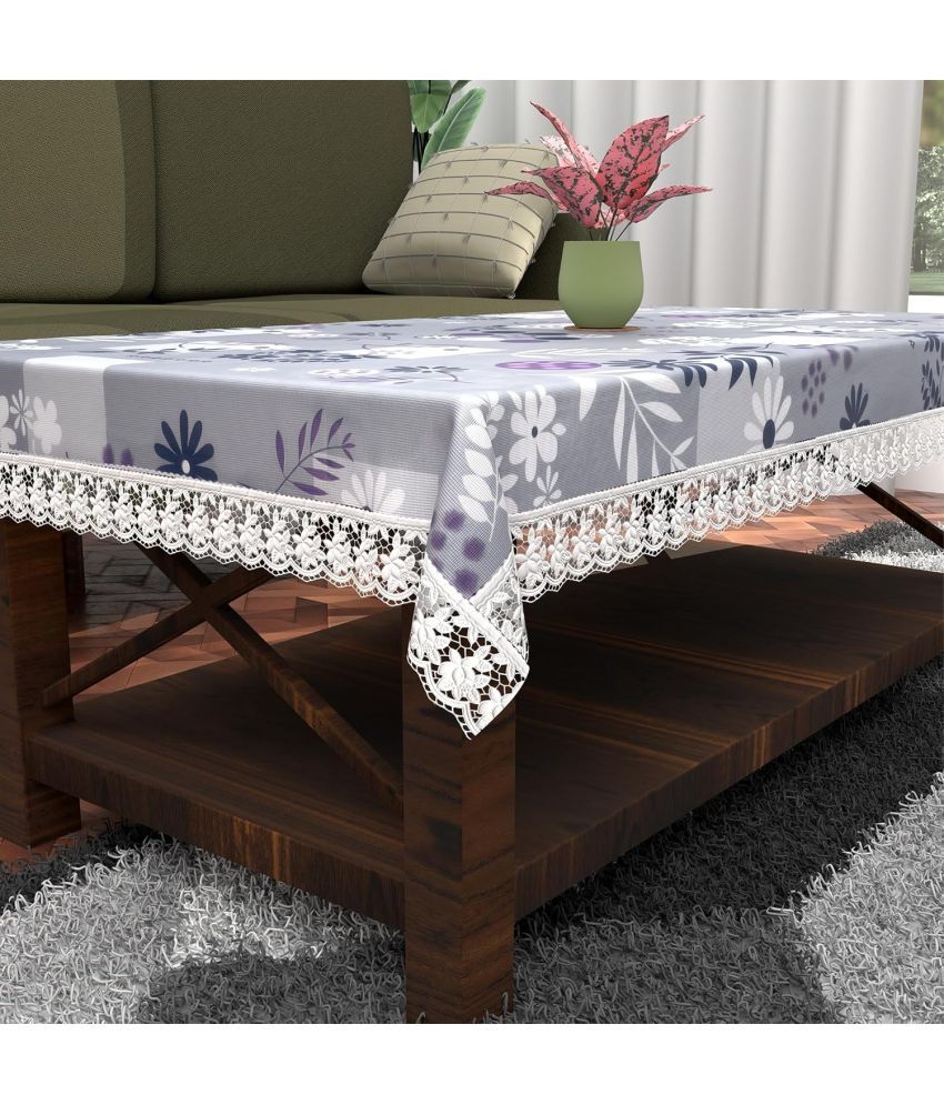     			CreadCraft Printed PVC 4 Seater Rectangle Table Cover ( 150 x 105 ) cm Pack of 1 Multi