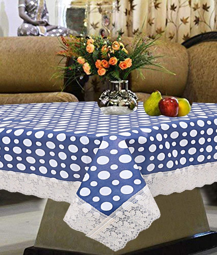     			CreadCraft Printed PVC 4 Seater Rectangle Table Cover ( 150 x 105 ) cm Pack of 1 Multi