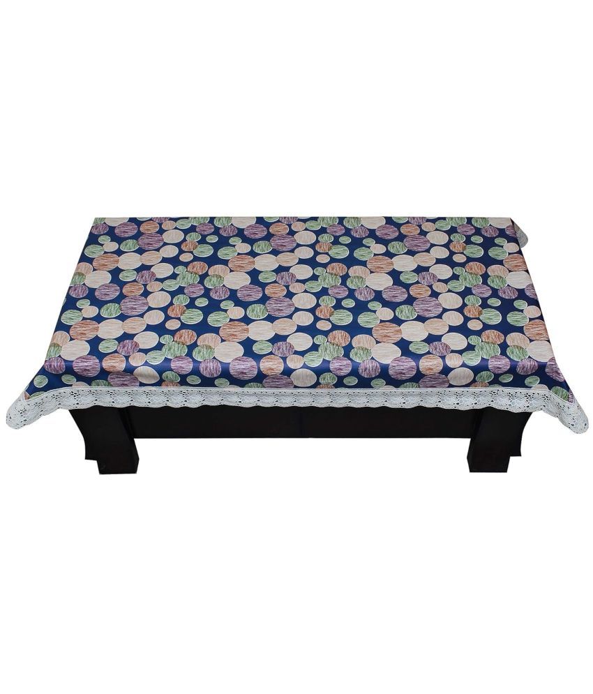     			CreadCraft Printed PVC 4 Seater Rectangle Table Cover ( 150 x 105 ) cm Pack of 1 Multi