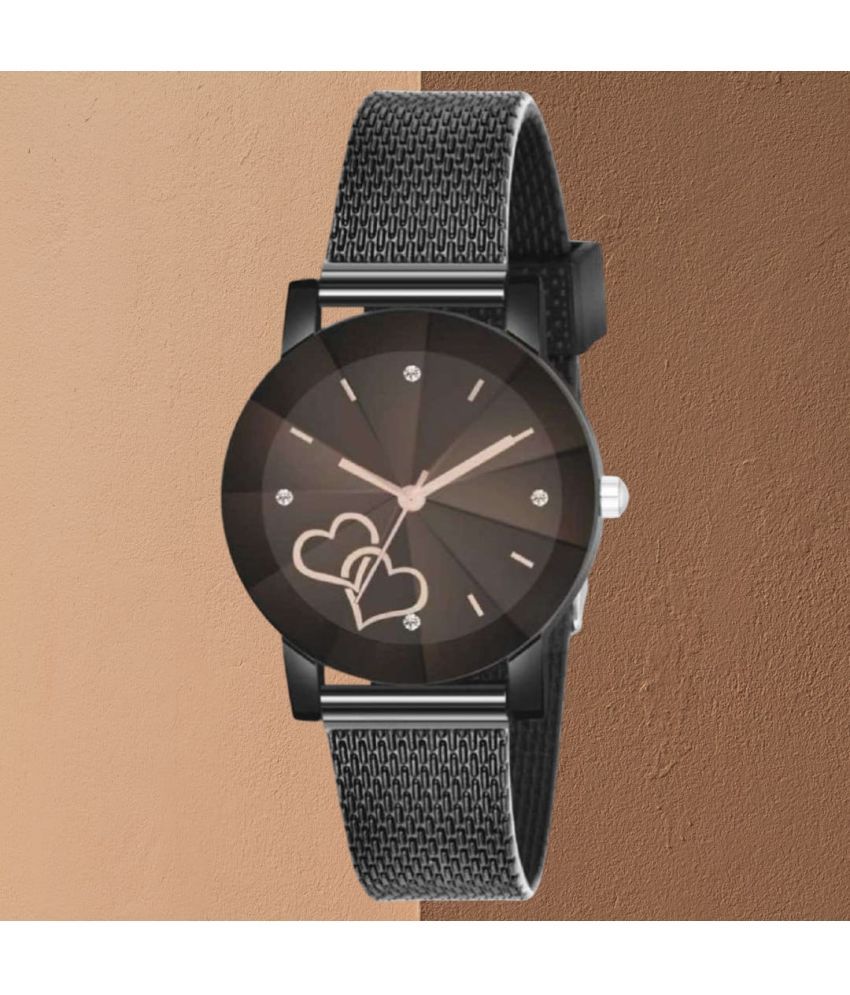     			DECLASSE Black Resin Analog Womens Watch