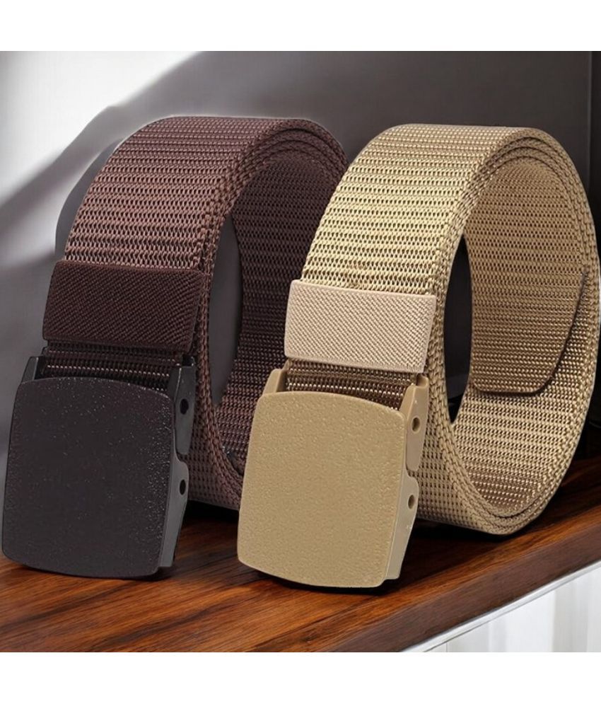     			Kastner - Multicolor Nylon Men's Casual Belt ( Pack of 2 )