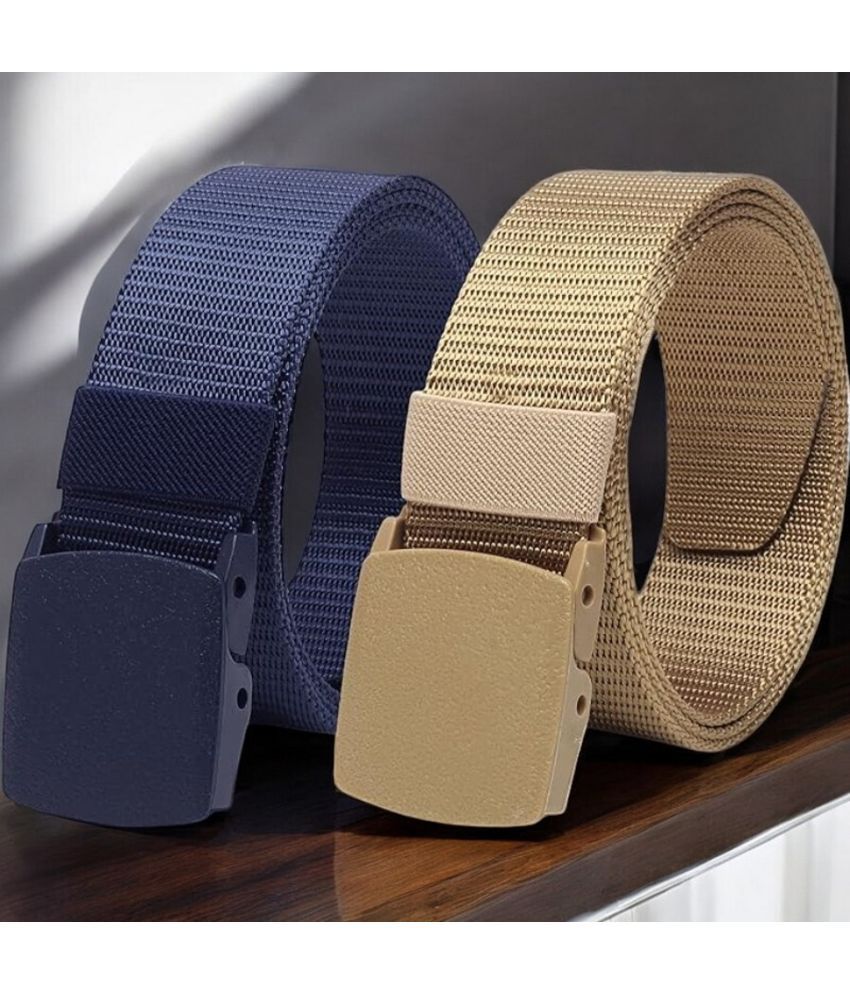     			Kastner - Multicolor Nylon Men's Casual Belt ( Pack of 2 )