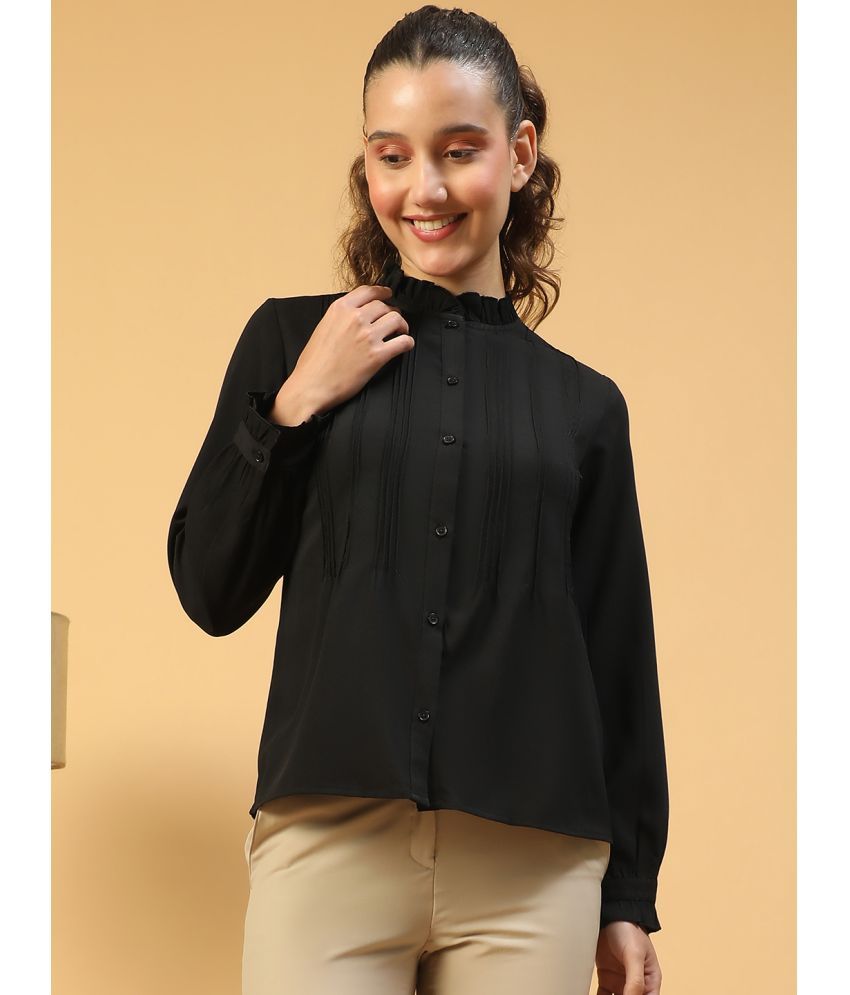     			Oxolloxo Black Polyester Shirt - Pack of 1