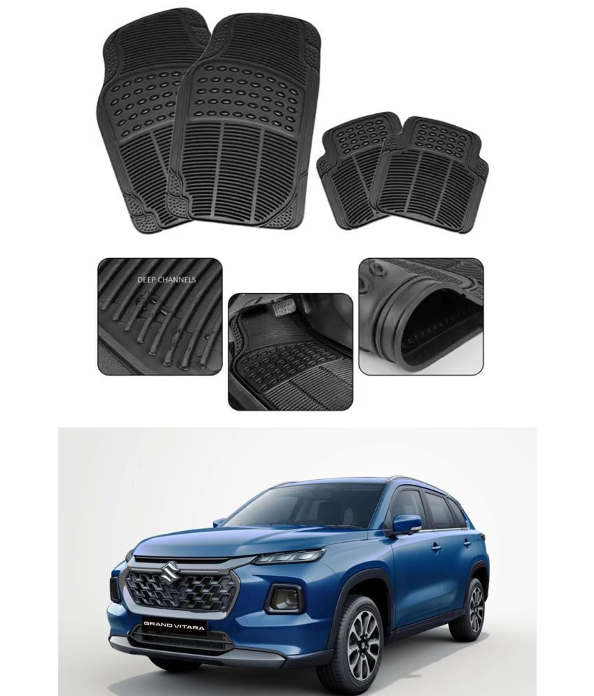     			RONISH Car Rubber Mat (Set Of 4) Foot Mat For Maruti Suzuki Grand Vitara