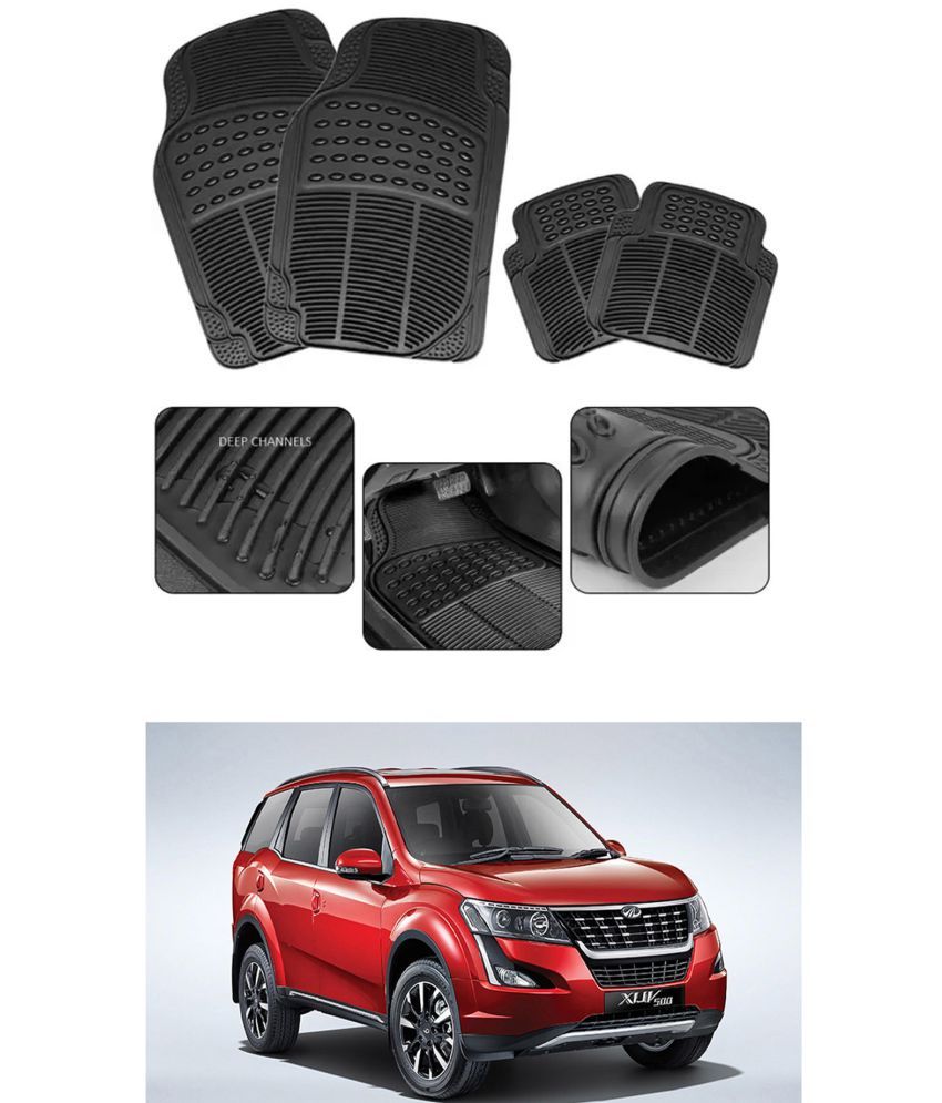     			RONISH Car Rubber Mat (Set Of 4) Foot Mat For Mahindra XUV 500