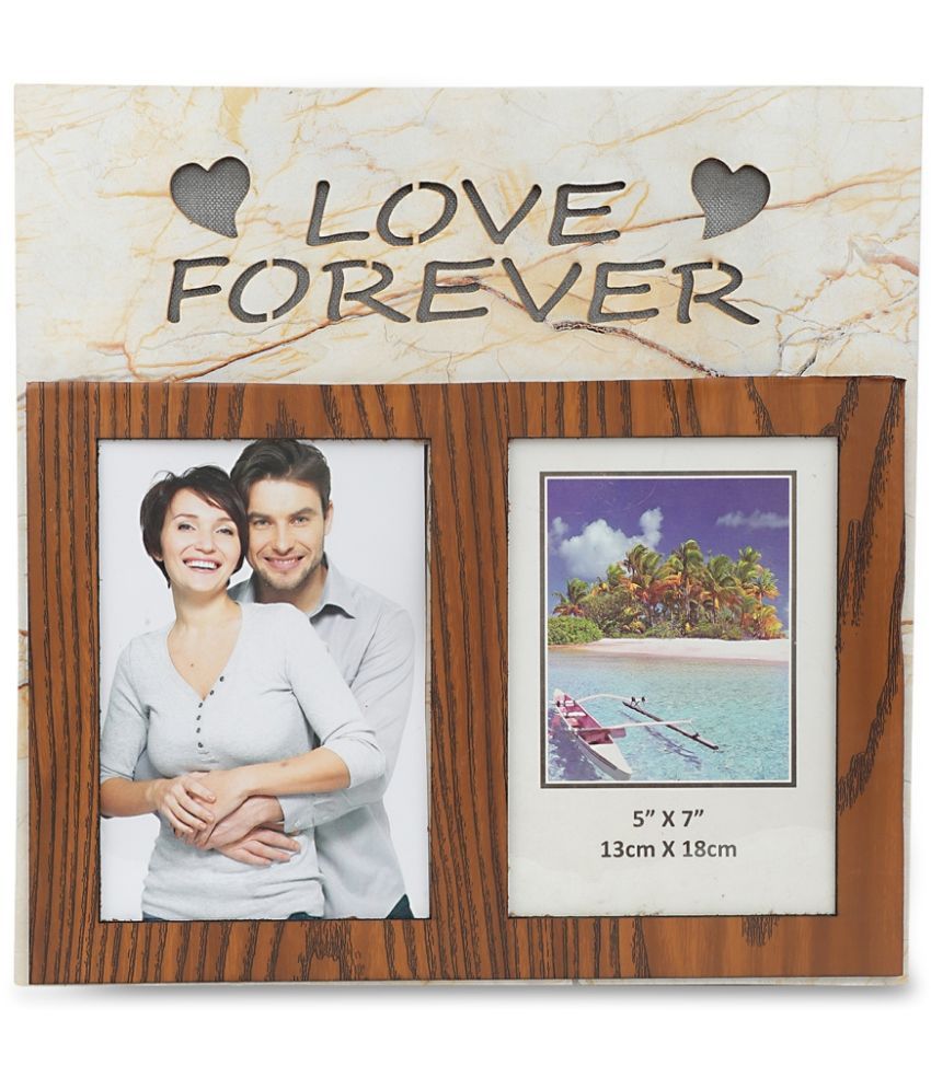     			ZIBRED Wood White Collage Photo Frame No. of Pieces- 1